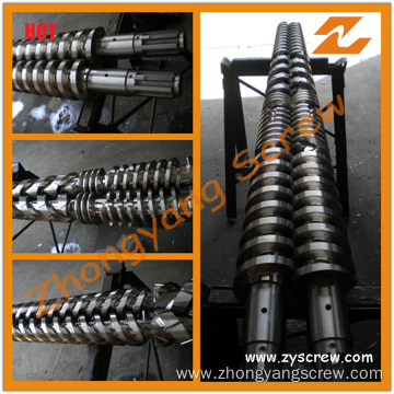 80/156 Conical Double/ Twin Screw and Driver/ Barrel for PVC